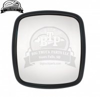 Chrome 2002+ Freightliner Columbia Small Auxiliary Mirror with Defrost